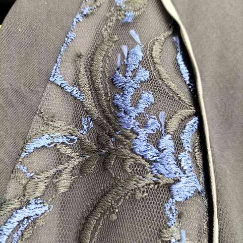 パブリックトウキョウ PUBLIC TOKYO エンブロイダリーレースジャガードボウタイブラウス スカートセットアップ レディース FREE